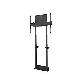 Monitorständer Neomounts by Newstar WL55-875BL MOVE Lift, Wandmontage, für 1 Display bis 100"/110 kg, höhenverstellbar, Kabelkanal, Hardwarefach, schwarz