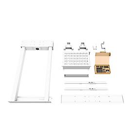 Monitorständer Neomounts by Newstar WL55-875WH1 MOVE Lift, Wandmontage, für 1 Display bis 100'/110 kg, höhenverstellbar, Kabelkanal, Hardwarefach, weiß