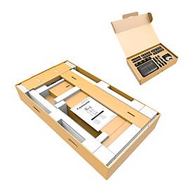 Monitorständer Neomounts by Newstar WL55-875WH1 MOVE Lift, Wandmontage, für 1 Display bis 100'/110 kg, höhenverstellbar, Kabelkanal, Hardwarefach, weiß