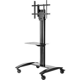 Monitorständer peerless SR575M, für 32-75"-Displays, bis 68 kg, höhenverstellbar, drehbar & neigbar, mit Rollen
