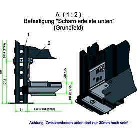 Montagesatz für Flügeltüren des Steckregal-System R 3000/4000, Schrauben & Muttern
