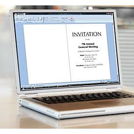 Motivkarte Sigel Colourful, B6, klappbar, geeignet für Drucker/Kopierer, inkl. Umschläge, FSC®-Glanzkarton, 10 Stück