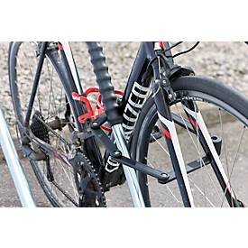 Mottez Fahrradständer für 2 Fahrräder, Verlängerungsmodul, verzinkter Stahl, Bügel mit Gummi, B 760 x T 670 x H 740 mm