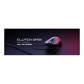 MSI Clutch GM31 - Maus - ergonomisch - optisch - 6 Tasten - kabelgebunden