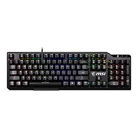 MSI Vigor GK41 - Tastatur - hintergrundbeleuchtet - USB - QWERTZ - Deutsch