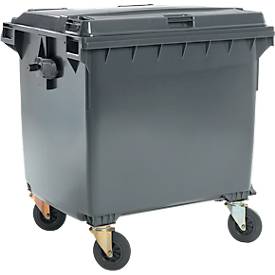 Müllcontainer MGB 1100 FD, Kunststoff, 1100 l, anthrazit