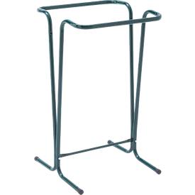Müllsackträger Mottez, für Müllsäcke mit Volumen 100/110 l, stationär, B 450 x T 460 x H 750 mm, Stahlrohr lackiert, grün