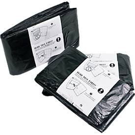 Müllsäcke für Sanitär Abfalleimer Janibell Privé, 10 x 30 l, 100 % biologisch abbaubar, HDPE, schwarz