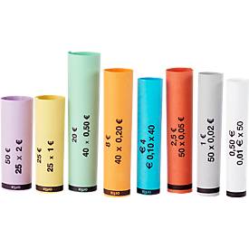 Münzhülsen, sortiert, 80 Stück