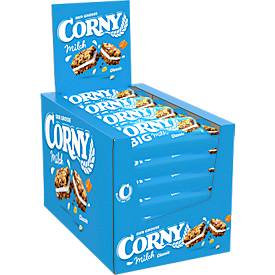 Müsliriegel Corny Milch Classic, Karton mit 24 Riegel je 40 g