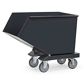 Muldenkipper 4703, 600 l, anthrazit RAL 7016, ohne Ablasshahn und Sieb