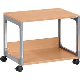 Multi Trolley 48, silber/Buche-Dekor