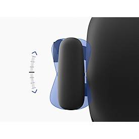 Multifunktions-Armlehnen ESD Texon, schwarz, 1 Paar