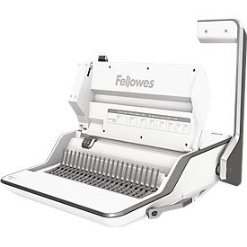 Multifunktions-Bindegerät Fellowes Lyra, binden/heften/lochen, bis DIN A4, B 423 x T 395 x H 153 mm, silber-weiß