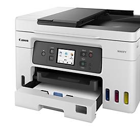 Multifunktionsdrucker Canon MAXIFY GX4050, 4-in-1, USB/LAN/WLAN, Auto Duplex/Mobildruck/Cloud, bis A4, inkl. 4 Tintenflaschen