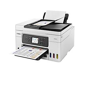 Multifunktionsdrucker Canon MAXIFY GX4050, 4-in-1, USB/LAN/WLAN, Auto Duplex/Mobildruck/Cloud, bis A4, inkl. 4 Tintenflaschen