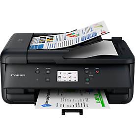 Multifunktionsdrucker Canon PIXMA TR7650, 4 in 1, USB/WLAN/Cloud, Auto-Duplex/Mobildruck/Randlosdruck, bis A4, inkl. 5 Tintenpatronen