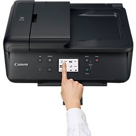 Multifunktionsdrucker Canon PIXMA TR7650, 4 in 1, USB/WLAN/Cloud, Auto-Duplex/Mobildruck/Randlosdruck, bis A4, inkl. 5 Tintenpatronen