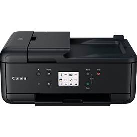 Multifunktionsdrucker Canon PIXMA TR7650, 4 in 1, USB/WLAN/Cloud, Auto-Duplex/Mobildruck/Randlosdruck, bis A4, inkl. 5 Tintenpatronen