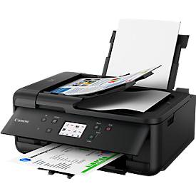 Multifunktionsdrucker Canon PIXMA TR7650, 4 in 1, USB/WLAN/Cloud, Auto-Duplex/Mobildruck/Randlosdruck, bis A4, inkl. 5 Tintenpatronen
