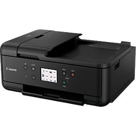 Multifunktionsdrucker Canon PIXMA TR7650, 4 in 1, USB/WLAN/Cloud, Auto-Duplex/Mobildruck/Randlosdruck, bis A4, inkl. 5 Tintenpatronen