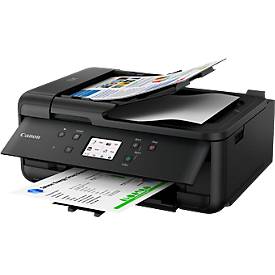Multifunktionsdrucker Canon PIXMA TR7650, 4 in 1, USB/WLAN/Cloud, Auto-Duplex/Mobildruck/Randlosdruck, bis A4, inkl. 5 Tintenpatronen