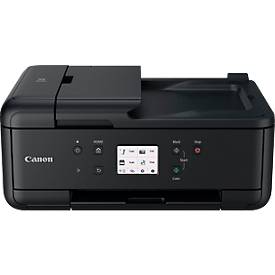 Multifunktionsdrucker Canon PIXMA TR7650, 4 in 1, USB/WLAN/Cloud, Auto-Duplex/Mobildruck/Randlosdruck, bis A4, inkl. 5 Tintenpatronen
