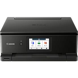 Multifunktionsdrucker Canon PIXMA TS8750, 3 in 1, USB/WLAN/Cloud/SDCard, Auto-Duplex/Mobildruck, bis A4, inkl. 6 Tintenpatronen, schwarz