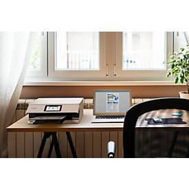 Multifunktionsdrucker Canon PIXMA TS8751, 3 in 1, USB/WLAN/Cloud/SDCard, Auto-Duplex/Mobildruck, bis A4, inkl. 6 Tintenpatronen, weiß