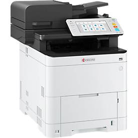 Multifunktionsdrucker Kyocera ECOSYS MA3500cifx, Drucken/Kopieren/Faxen/Scannen, bis DIN A4, B 480 × T 578 × H 572 mm, weiß-schwarz