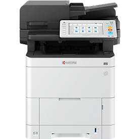 Multifunktionsdrucker Kyocera ECOSYS MA3500cifx Plus, erweiterte Garantie, Kopieren/Scannen/Drucken/Faxen, B 480 mm × T 575 mm × H 578 mm, schwarz-weiß