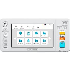 Multifunktionsdrucker Kyocera ECOSYS MA4000cifx, Drucken/Kopieren/Faxen/Scannen, bis DIN A4, B 480 × T 578 × H 572 mm, weiß-schwarz