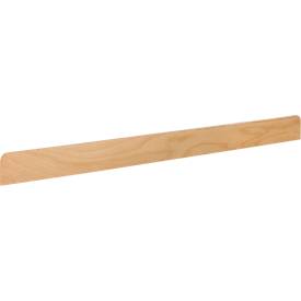 Multiplex-Stoßbrett Buche, farblos geölt, pflegeleicht, L 1500 x H 100 x T 12 mm, Buche-Optik