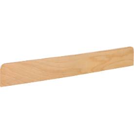 Multiplex-Stoßbrett Buche, farblos geölt, warme Buche-Optik, L 750 x H 100 x T 12 mm