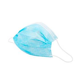 Mund-Nase-Bedeckung, 3-lagig, verstellbarer Nasenbügel, 50 Stück