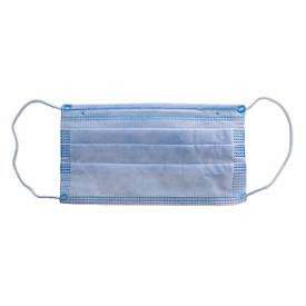 Mund-Nasen-Schutz, 3-lagig, verstellbarer Nasenbügel, 50 Stück