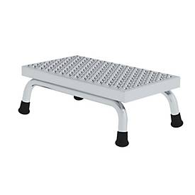 Munk Arbeitspodest, Aluminium, verschweißte Rohrkonstruktion, Stufen R 13, Trittfläche 550 x 300 mm, max. 150 kg, 1 Stufe 