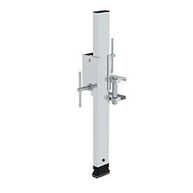 Munk Holmverlängerung, stufenlos verstellbar bis 375 mm, für Leitern 930/1200 mm, einfache Montage an Quertraversen