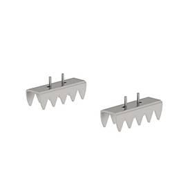 Munk nivello® Innenschuh-Set, 2 Stück, Krallenform, für Leitern ab 2019, gewachsener Boden, robust