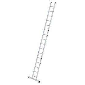 Munk Sprossen-Anlegeleiter, Aluminium, B 350 mm, Sprossenabstand 280 mm, belastbar bis 150 kg, 16 Sprossen
