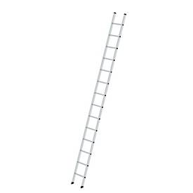 Munk® Sprossen-Anlegeleiter, Aluminium, Traglast 150 kg, Sprossenabstand 280 mm, B 350 mm, 14 Sprossen
