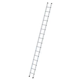 Munk® Sprossen-Anlegeleiter, Aluminium, Traglast 150 kg, Sprossenabstand 280 mm, B 350 mm, 16 Sprossen