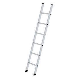 Munk® Sprossen-Anlegeleiter, Aluminium, Traglast 150 kg, Sprossenabstand 280 mm, B 350 mm, 6 Sprossen