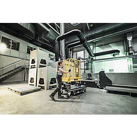 Munk Vertikalmastlift FlexxLift, manuelle Ein-Hand-Bedienung, Hub bis 4,20 m, Gasdruckfeder, Diebstahlsicherung, 150 kg Belastung