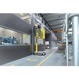 Munk Vertikalmastlift FlexxLift, manuelle Ein-Hand-Bedienung, Hub bis 4,20 m, Gasdruckfeder, Diebstahlsicherung, 150 kg Belastung