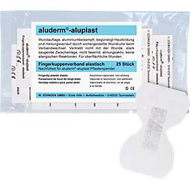 Nachfüllset Typ 3 für Pflasterspender aluderm®-aluplast, Fingerkuppenverband, 25 Stück