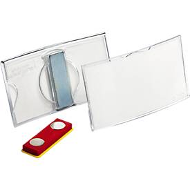 Namensschilder KONVEX, Magnet, 25 Stück