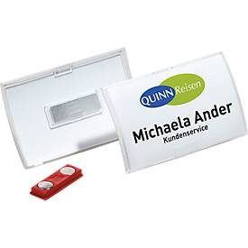Namensschilder mit Magnet, 54 x 90 mm, 10 Stück