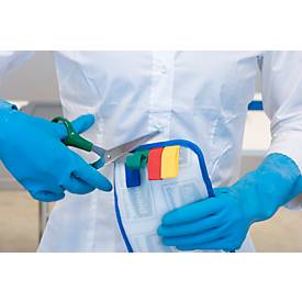 Nasswischbezüge Rubbermaid Hygen™, für Hygen™ Mopp, zum Nassreinigen, L 446 x B 144 mm, Mikrofaser, blau