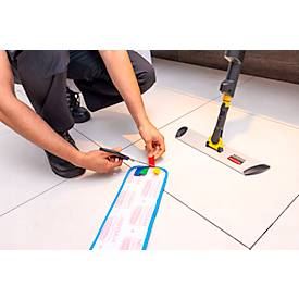 Nasswischbezüge Rubbermaid Hygen™, für Hygen™ Mopp, zum Nassreinigen, L 446 x B 144 mm, Mikrofaser, blau